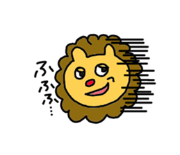 -lion sticker- sticker #10519785