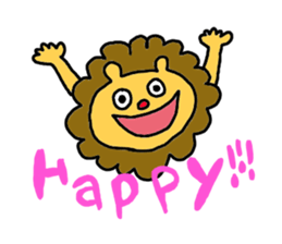 -lion sticker- sticker #10519792