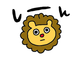 -lion sticker- sticker #10519793