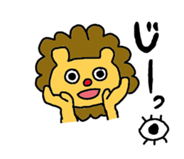 -lion sticker- sticker #10519797