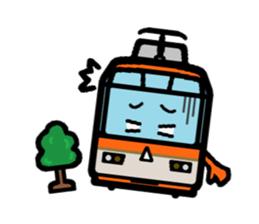 Deformed the Kansai train. NO.3 sticker #10519820