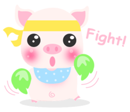 Pink Porky sticker #10521127