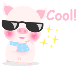 Pink Porky sticker #10521153