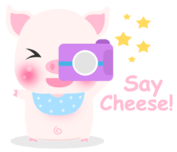 Pink Porky sticker #10521157