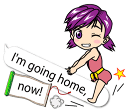 Tap Talk - Ninja kid's journal sticker #10521254