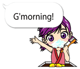 Tap Talk - Ninja kid's journal sticker #10521259