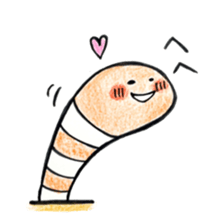 Lovely Spotted Garden Eels sticker #10521284