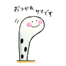 Lovely Spotted Garden Eels sticker #10521285