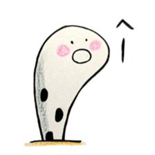 Lovely Spotted Garden Eels sticker #10521290