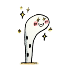 Lovely Spotted Garden Eels sticker #10521295