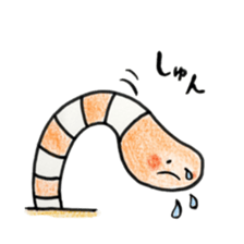 Lovely Spotted Garden Eels sticker #10521300