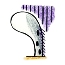 Lovely Spotted Garden Eels sticker #10521301