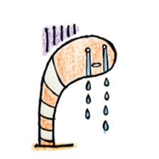 Lovely Spotted Garden Eels sticker #10521302