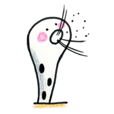 Lovely Spotted Garden Eels sticker #10521306