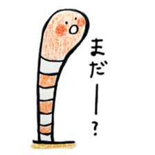 Lovely Spotted Garden Eels sticker #10521308