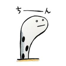 Lovely Spotted Garden Eels sticker #10521309