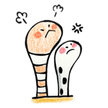 Lovely Spotted Garden Eels sticker #10521310