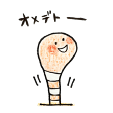Lovely Spotted Garden Eels sticker #10521314