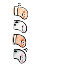 Lovely Spotted Garden Eels sticker #10521317