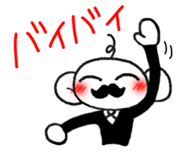 Stylish gentleman 4 sticker #10521556