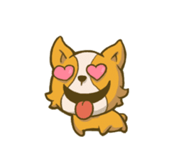 Melon the Corgi Puppy sticker #10521642