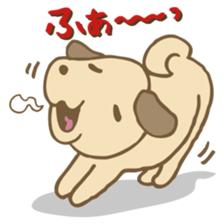 LAZY PUPPY sticker #10521767