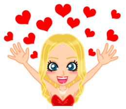 Girls' Night Out - Heart sticker #10521905