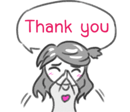 Miss Depressive T. Silent Illness (Eng) sticker #10522298