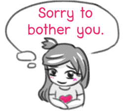 Miss Depressive T. Silent Illness (Eng) sticker #10522303