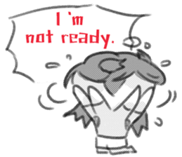 Miss Depressive T. Silent Illness (Eng) sticker #10522304