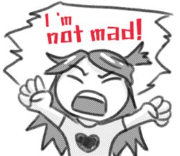 Miss Depressive T. Silent Illness (Eng) sticker #10522307