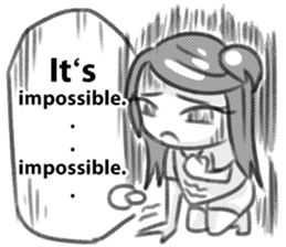 Miss Depressive T. Silent Illness (Eng) sticker #10522310