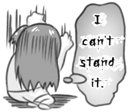 Miss Depressive T. Silent Illness (Eng) sticker #10522311