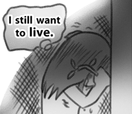 Miss Depressive T. Silent Illness (Eng) sticker #10522316