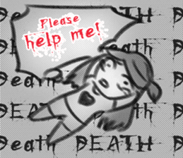 Miss Depressive T. Silent Illness (Eng) sticker #10522318