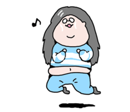 Chubby Lady Ushiyan sticker #10522419