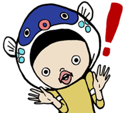 I cover to a head,what? sticker #10522441