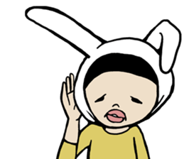 I cover to a head,what? sticker #10522467