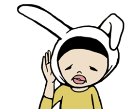 I cover to a head,what? sticker #10522467