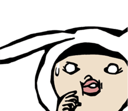 I cover to a head,what? sticker #10522476