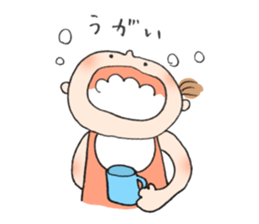 Chibi-chan Happy Life sticker #10522773