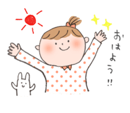 Chibi-chan Happy Life sticker #10522780