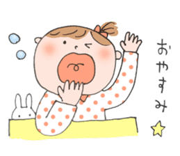 Chibi-chan Happy Life sticker #10522784