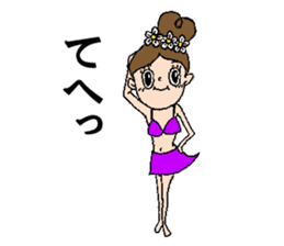 hokusai-girl sticker #10522806