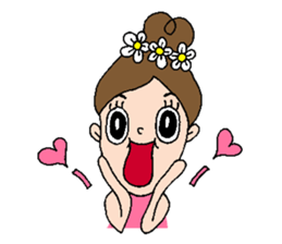 hokusai-girl sticker #10522807