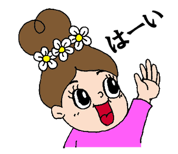 hokusai-girl sticker #10522813