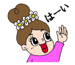 hokusai-girl sticker #10522813