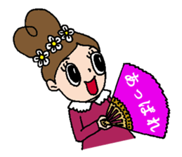 hokusai-girl sticker #10522829