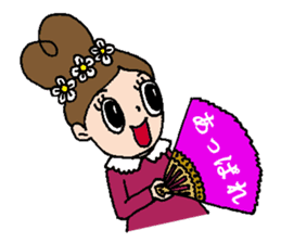 hokusai-girl sticker #10522829