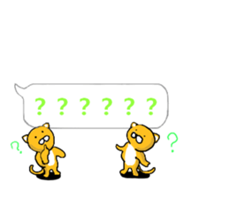 cat playing in the balloon sticker #10523067